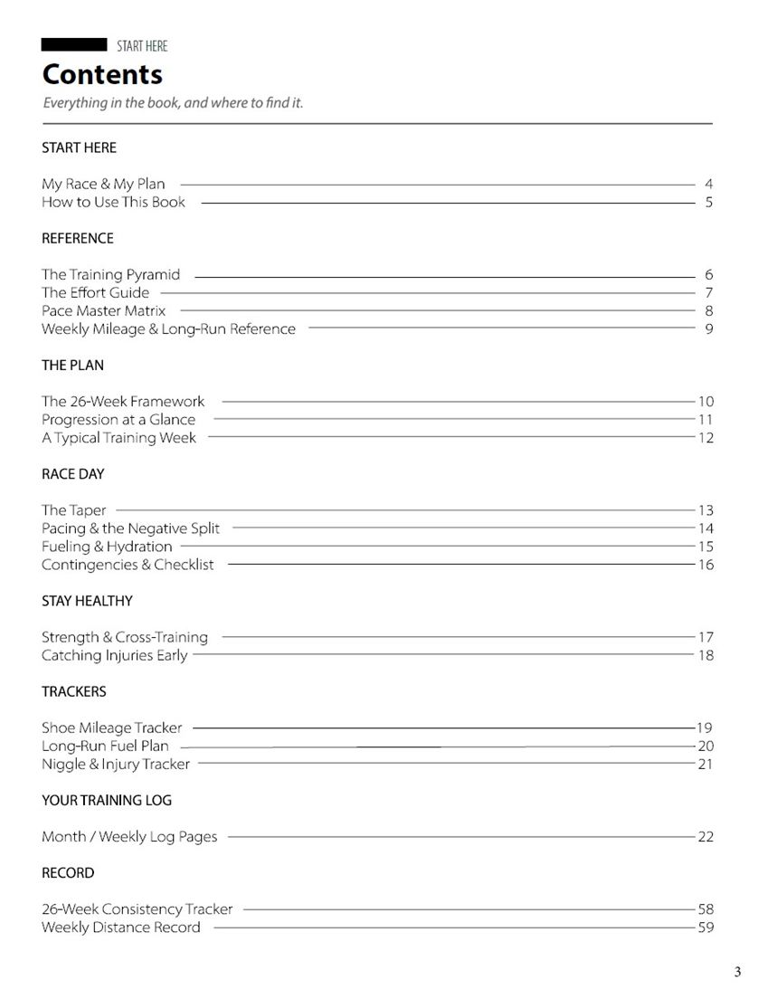 Contents page